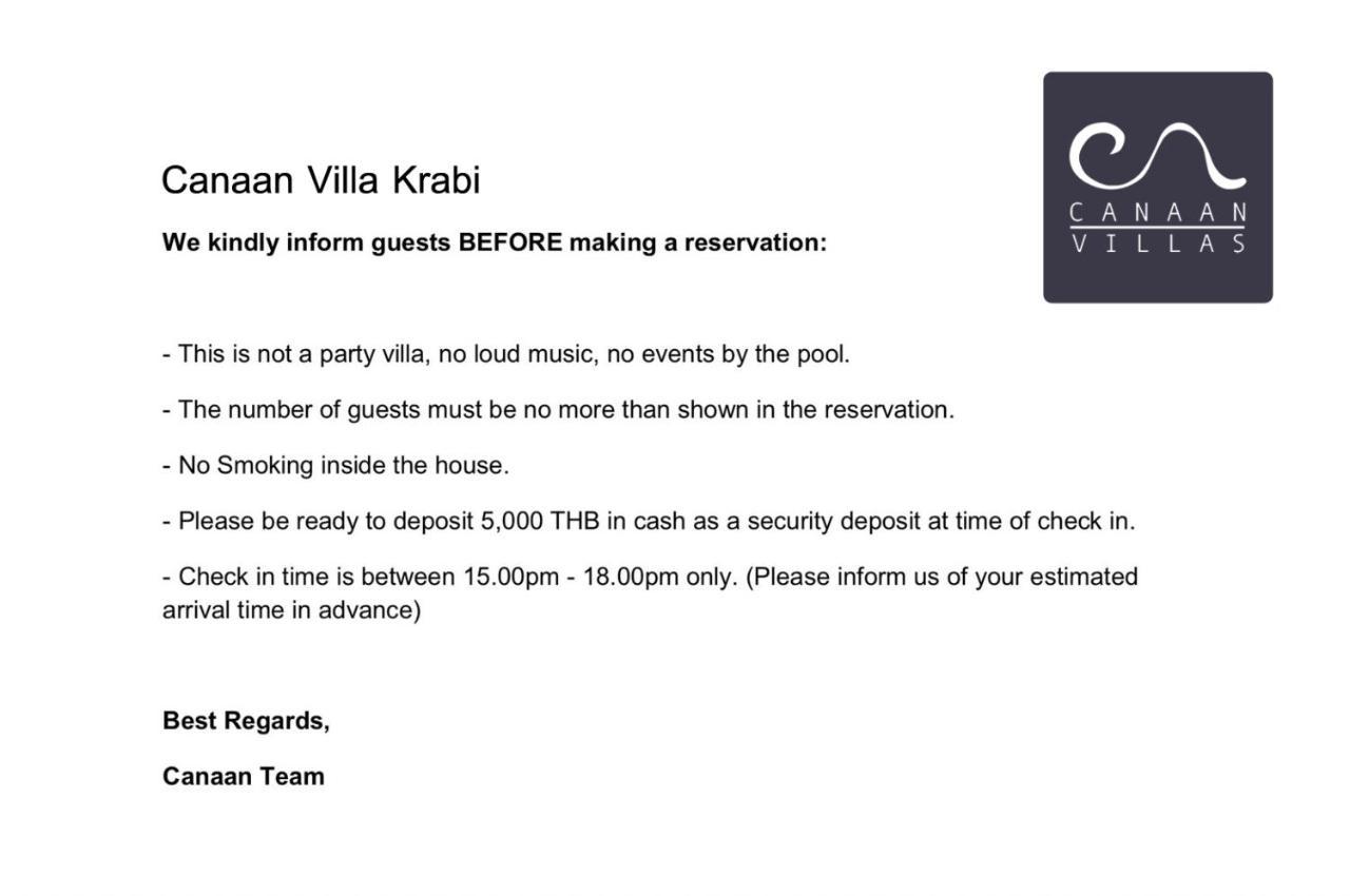 Canaan Villa Krabi Ao Nang 外观 照片